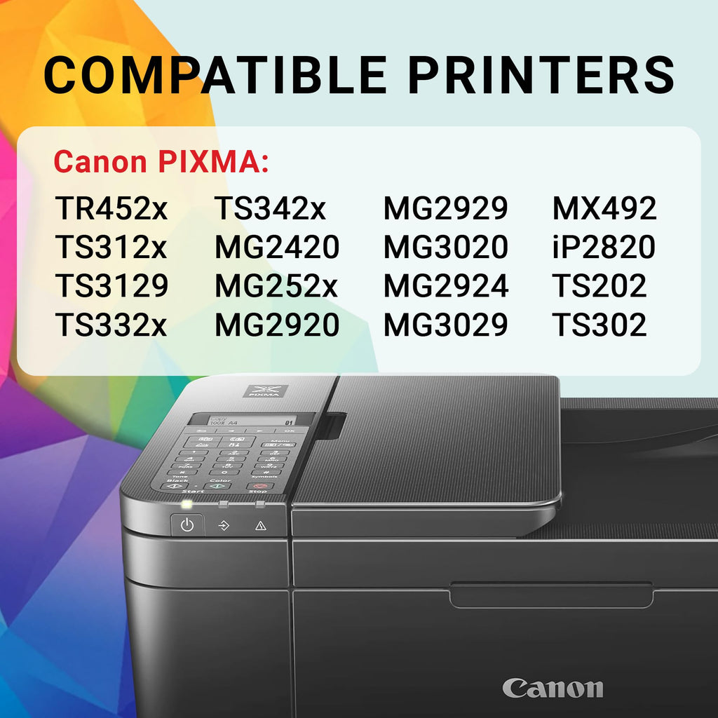 Canon Genuine Ink Cartridges PG-245 Black (1 Count), Canon Printer Ink for PIXMA TR4520 / TS3120 / TS3220 Series Printers – Original Canon Ink for Crisp, Sharp Text