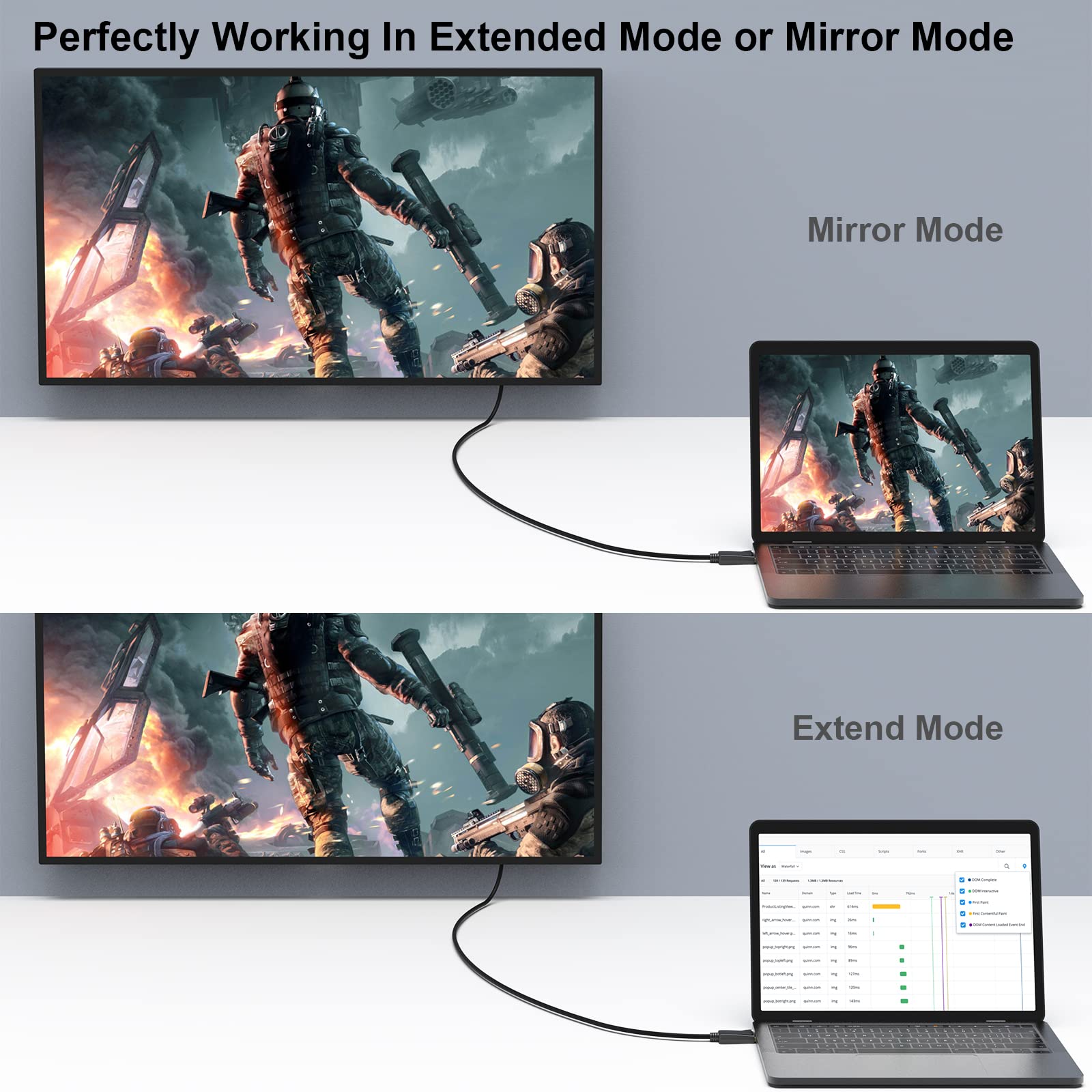 BENFEI [VESA Certified DisplayPort to DisplayPort 6 Feet Cable 2 Pack, DP to DP Male to Male Cable, Supports 4K@60Hz, 2K@165Hz Compatible for Lenovo, Dell, HP, ASUS