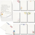 100 Pcs Greenery Note Cards 4x6in, Eucalyptus Leaves Blank Cardstock, Floral Blank Note Cards Watercolor Index Cards Thank Greeting Cards for School Office Wedding Baby Shower (White,Floral)