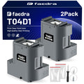 Faedra T04D1 Ink Maintenance Box (2Pack) for ET-15000 ET-3750 ET-3760 ET-4750 ET-4760 ET-3850 ET-4850 WF-2860 XP-5100 ET-3710 ET-5150 ET-3830 ST-M1000 ST-3000 ET-M2170 Maintenance T04D100/EWMB2/E-04D1