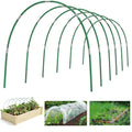 6 Sets of Durable 6mm Fiberglass Garden Hoops for Row Cover Netting, Heavy Duty Greenhouse Hoops Grow Tunnel for Garden Netting, Flexible Garden Hoop Rods, DIY Plant Supports for Raised Beds