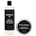 CARON & DOUCET - 100% Plant-Based Griddle Oil & Seasoning Set: Best for Maintaining, Protecting & Conditioning Griddle!