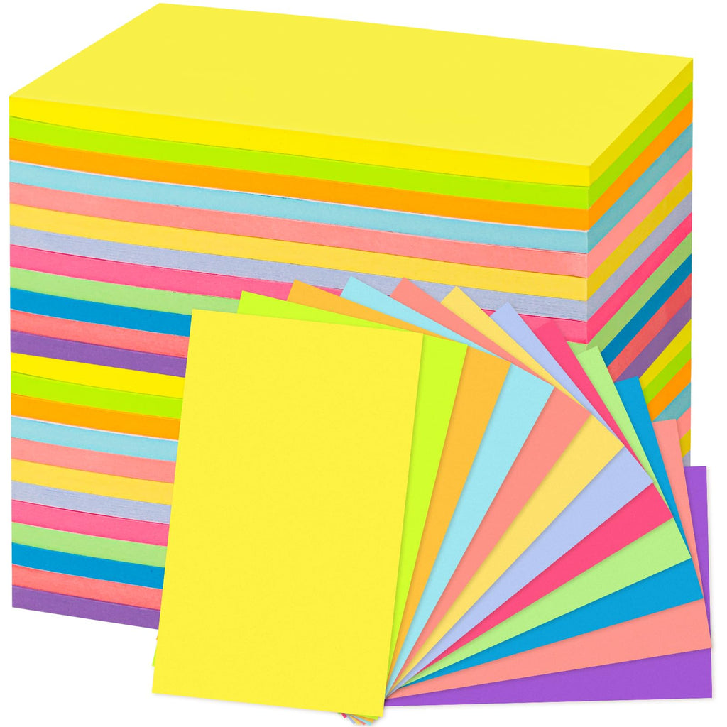 36 Pads Large Sticky Notes 3in x 5in, 12 Colors Adhesive Self-Stick Multicolor Memo Note Pads Bright Colorful Rectangle Sticky Notes for Office Home School Meeting Blank Desk Notebook 45 Sheets/pad