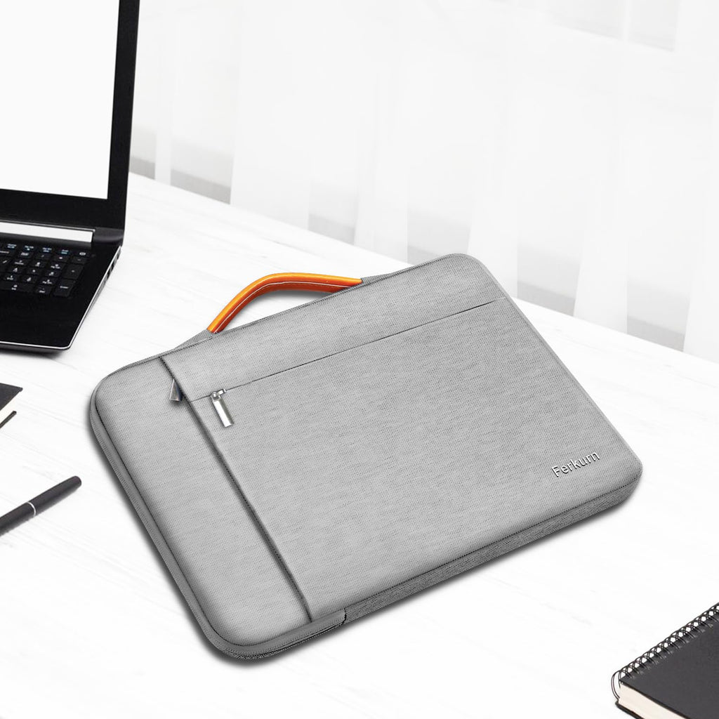 Ferkurn Laptop Sleeve 14 inch Laptop Case 14 inch+ Compatible with Macbook Pro 14 M3 Pro/Max M2 M1, HP Chromebook 14 Stream Pavilion Dell Inspiron XPS 14 Acer Swift Go 14 Lenovo, Laptop Bag 14 inch