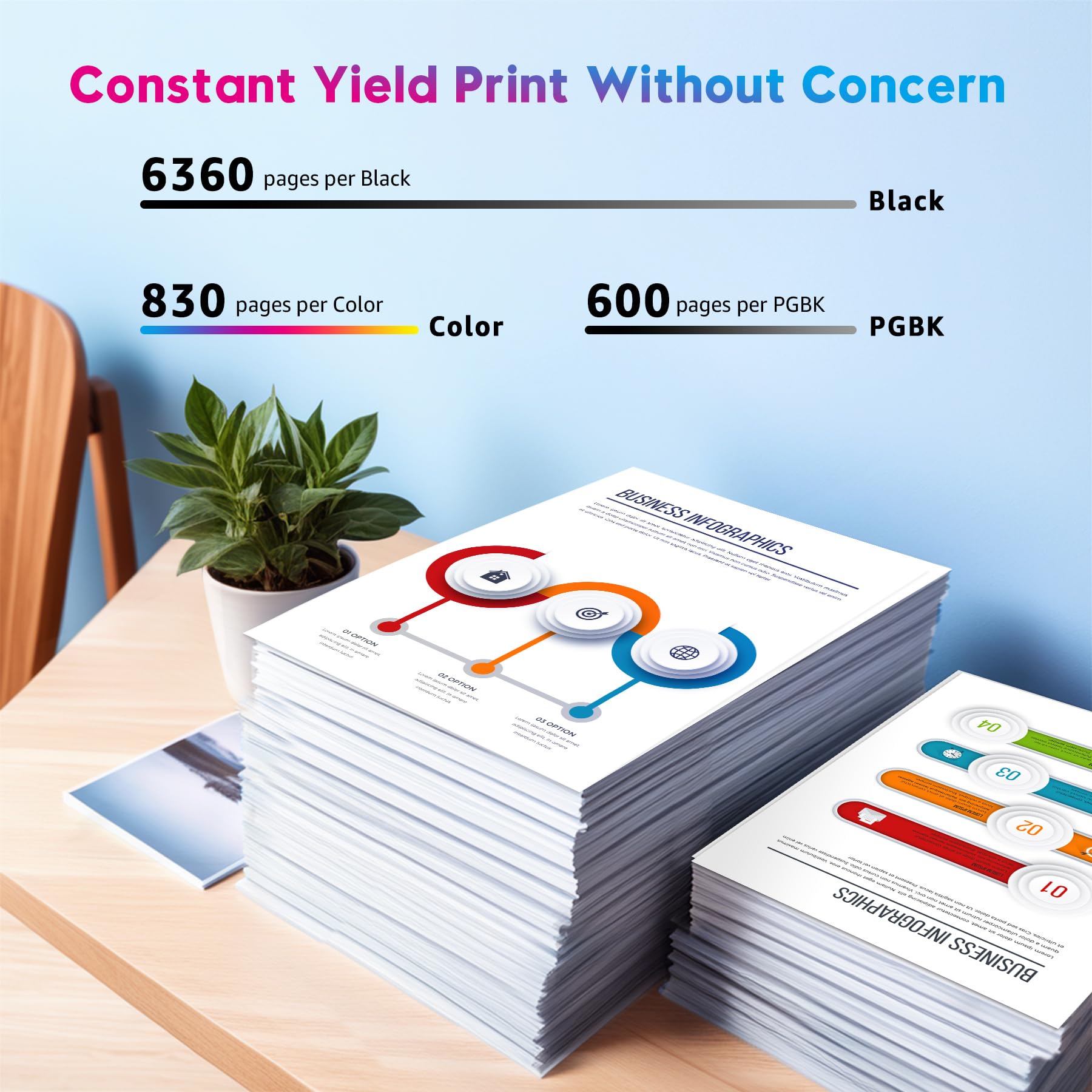 ONLYU Compatible Ink Cartridge Replacement for Canon 280 281 PGI 280 XXL CLI 281 XXL for PIXMA TR8520 TR7520 TS6120 TS6220 TS6320 TS8120 TS8220 TS9120 TS9520 TS9521C TS702 Printer (10 Pack)