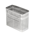 HOME&I Silverware Drying Basket, Kitchen Sink Utensil Holder Replacement,Thin Dish Drying Rack Countertop Organizer Stainless Steel 304 Flatware Cutlery Caddy Hold for Dish Drainer(2 Compartments)