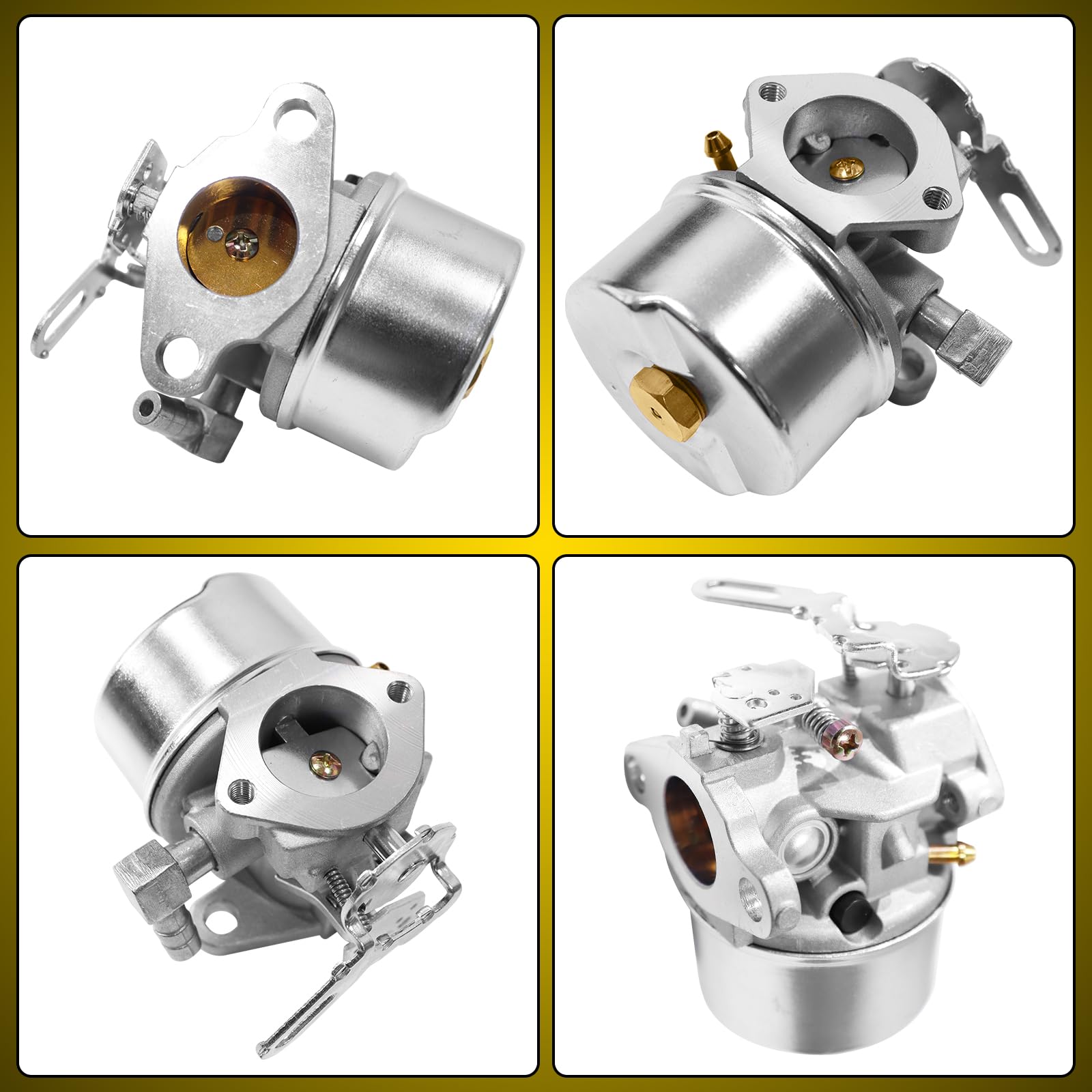 Podoy Upgrade 640084B Carburetor Carb Kit with Smooth Engine Performance, Compatibe with Te-cumseh 4HP 5HP HS50,HSSK40, HSSK50, HSSK55, 640084, 632107, 640105, 521 Snowblower Thrower, 13 Pcs