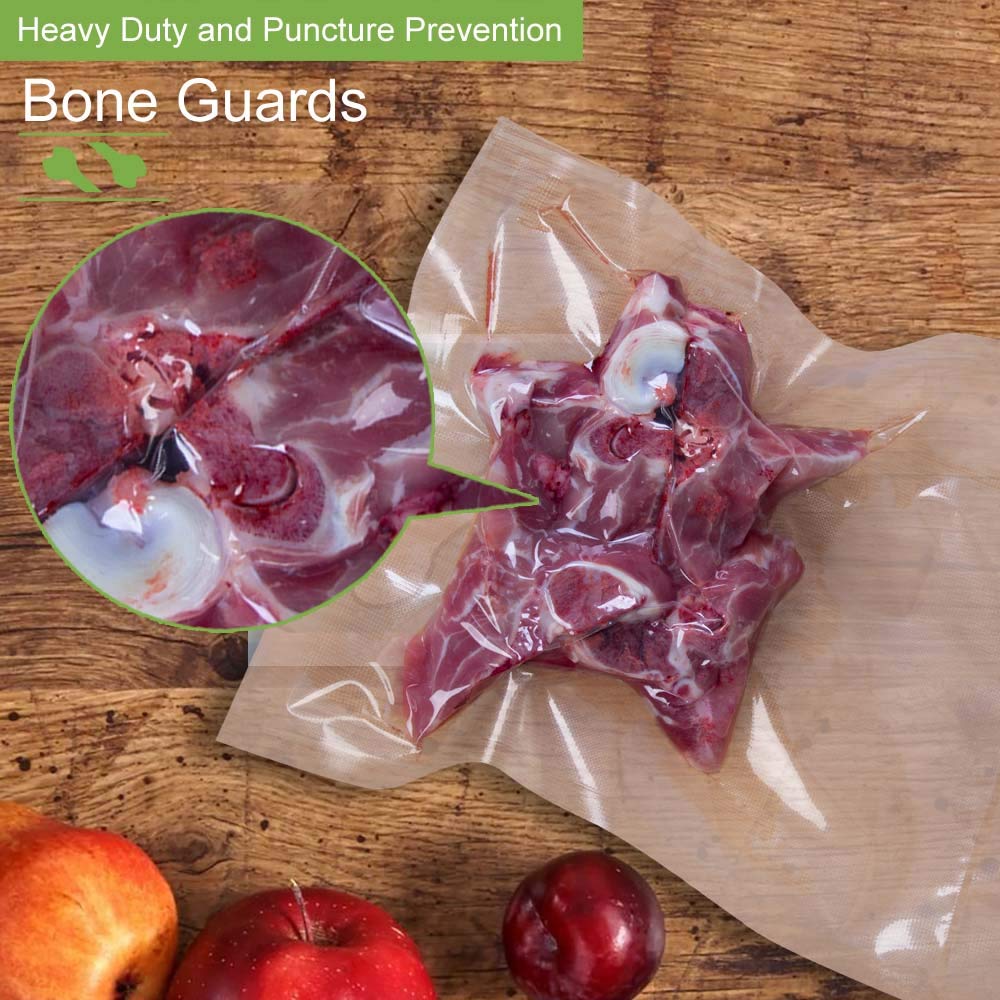 MakMeFre 2 Pack 11x50 Vacuum Sealer Bags Rolls with BPA Free and Heavy Duty,Commercial Grade Vaccume Seal Bags Rolls Work with Any Types Vacuum Sealer
