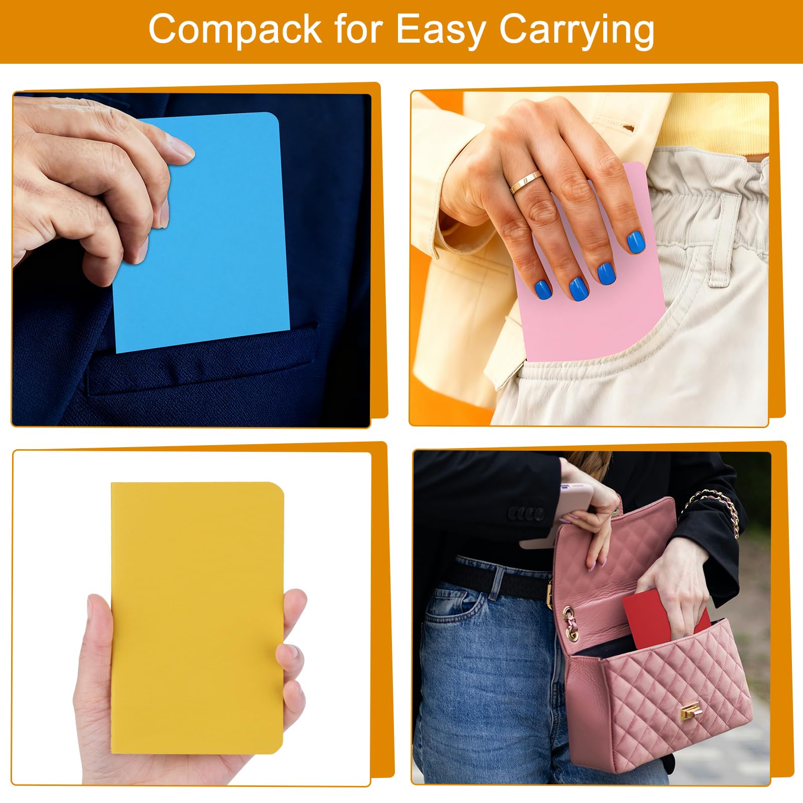 ZCZN 36 Pack Mini Notebooks Bulk, Lined NotePads, 3.5x5.5 Inches Colorful Pocket Journals, 30 Sheets/60 Pages, Small Notebooks for School, Office Supplies&Daily Notes (36)