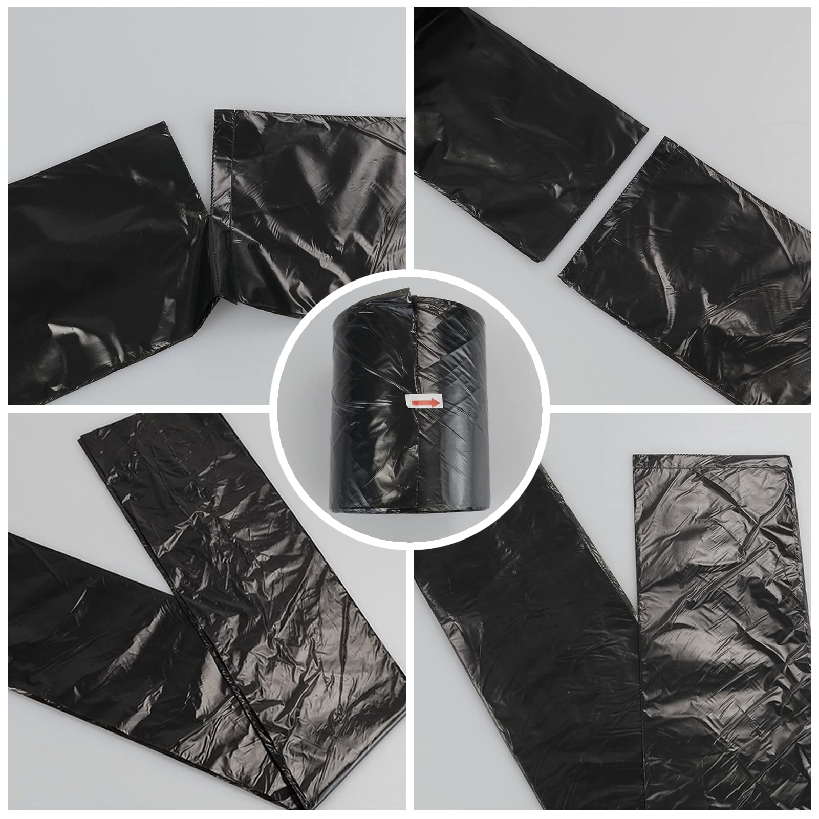 Tstorage 7 Gallon / 25 L Trash Bags, Bin Liners, Garbage Bags, Black, 85 Counts