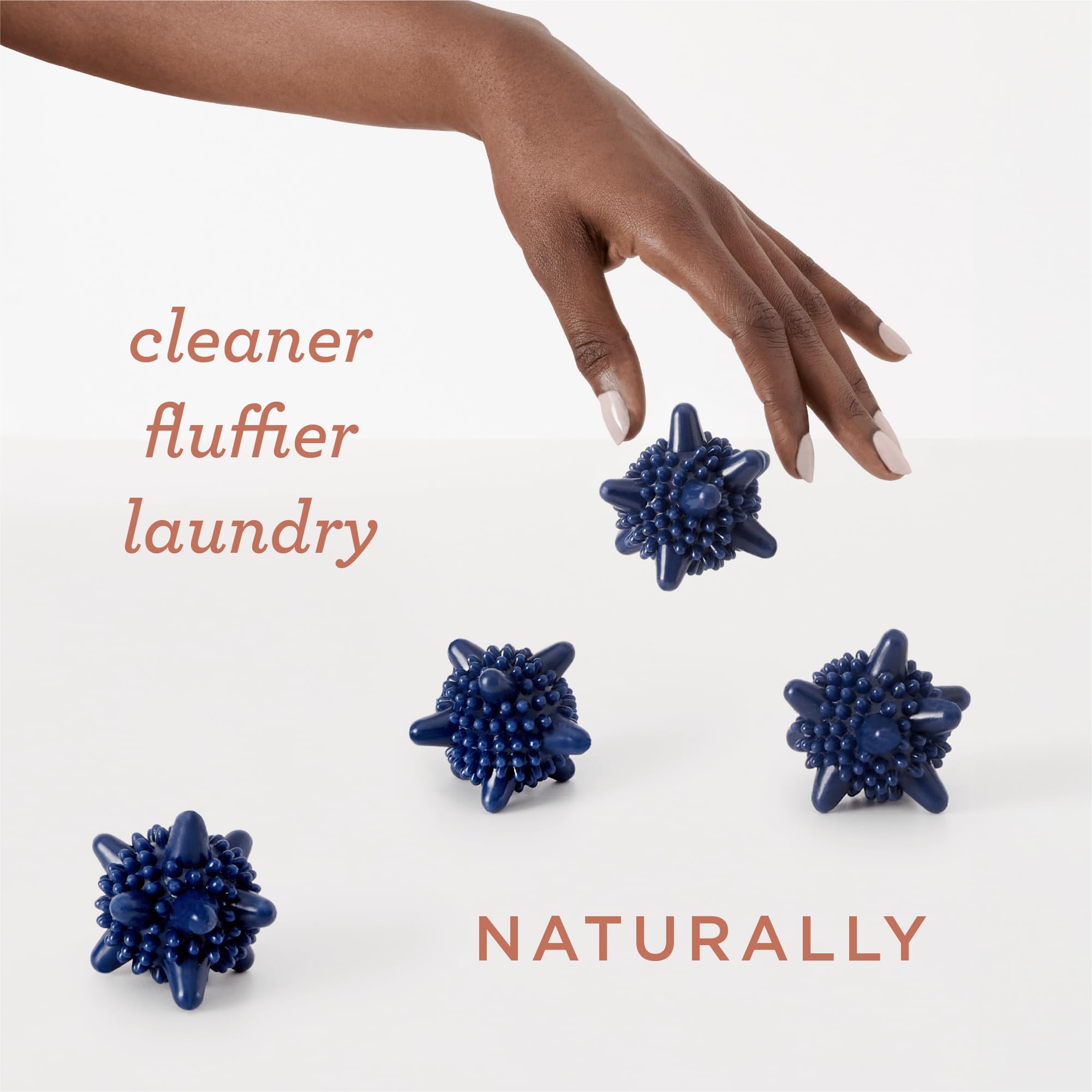 Esembly Agitators, Washer Dryer Balls for Cleaner Softer Laundry, Reusable Eco-Friendly Silicone Laundry Dryer Balls, 4 Pack