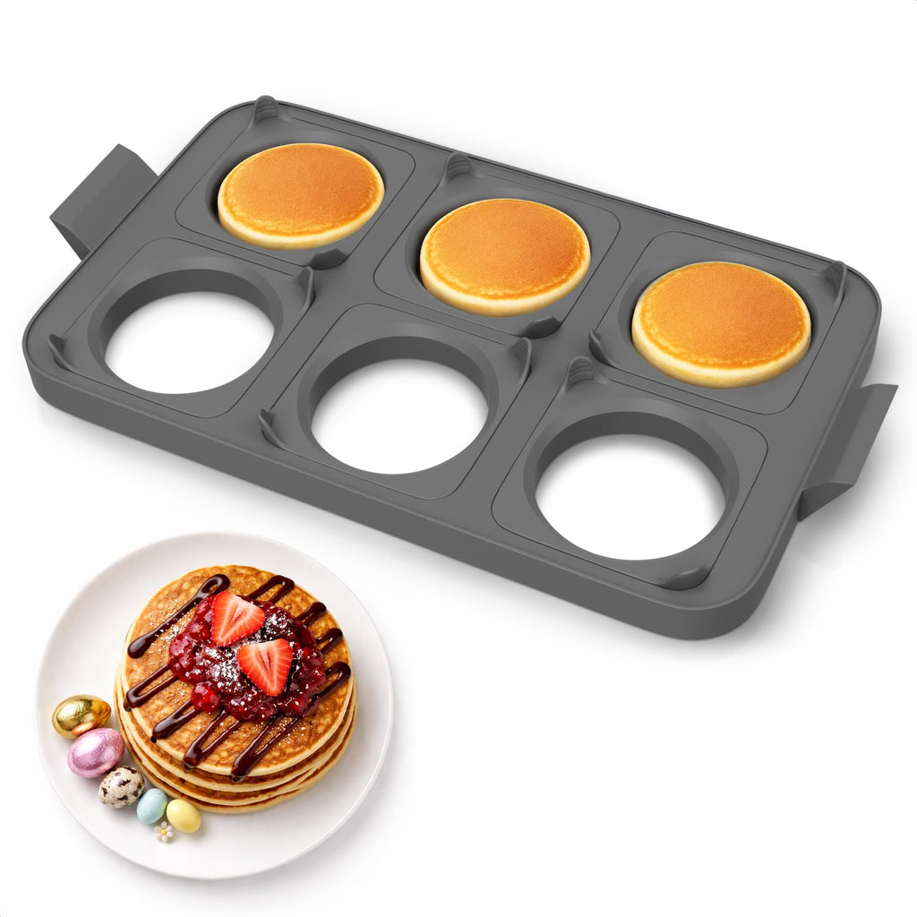 Silicone Egg Molds for Griddle - Rings for Frying Eggs Mold Ring - Kitchen Round Cooker Ring Egg Rings for Griddle