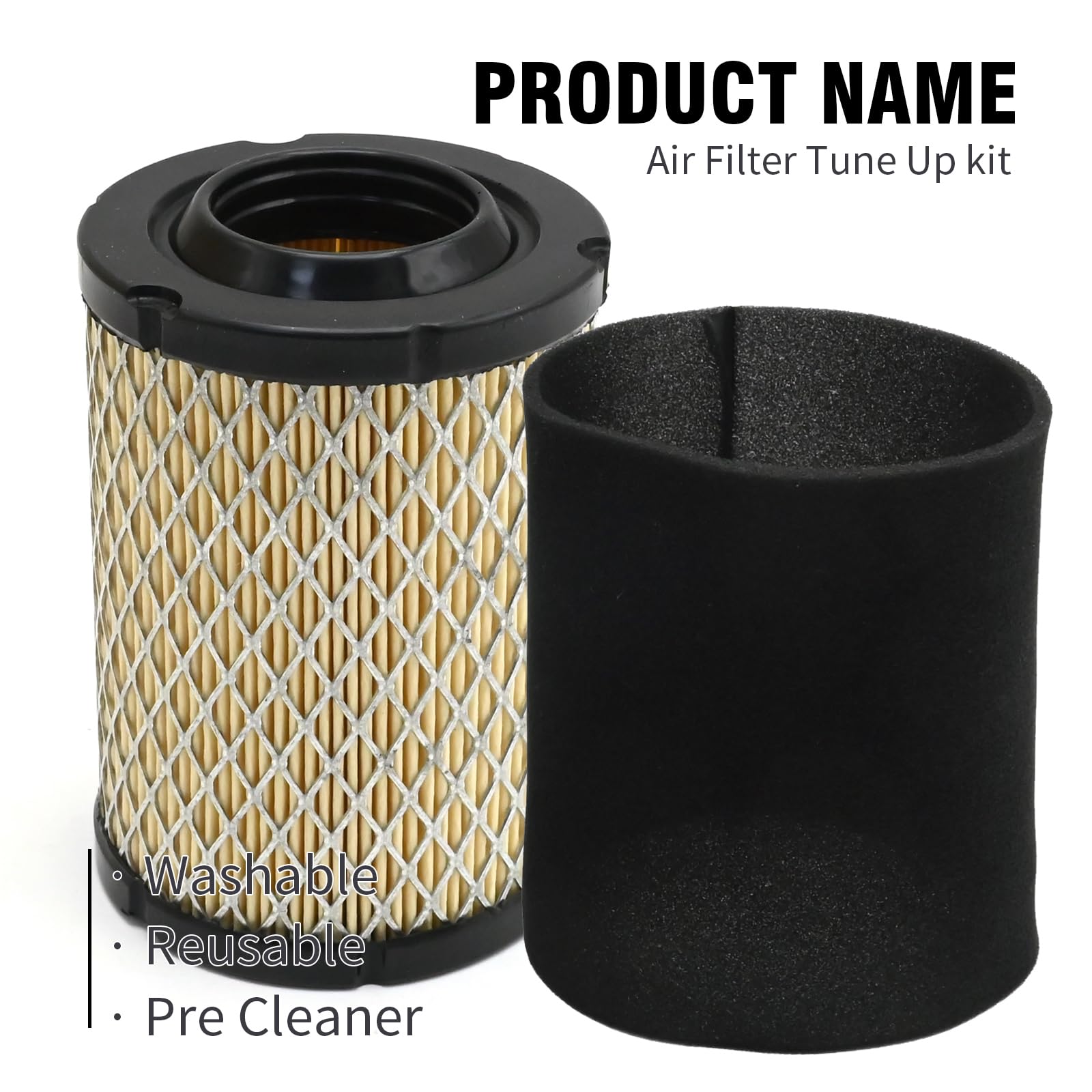 Saihisday Air Filter Tune Up Kit Replacement for Cub Cdet Troy-Bilt MTD 382cc 439cc 7T84HW 7T84JU 7T84JH 7T90HW 7T90HU 7T90JU Replaces 937-05129 737-05129 937-05129A