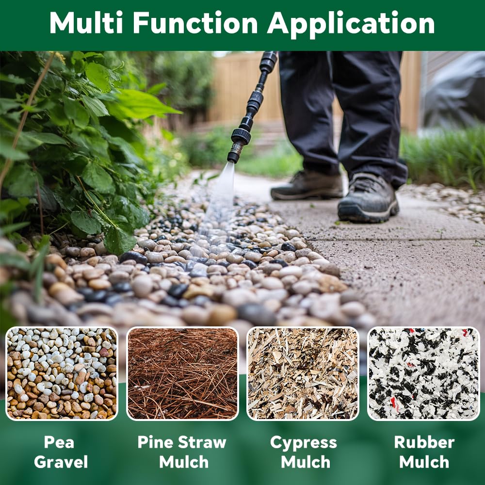 Rock Glue,1L/0.26Gal Mulch Glue for Landscaping,Fast-Drying Adhesive Reliable & Long-Lasting & Dries-Clear Strong Pea Gravel Binder for Wood Chips,Sand,Pine Straw,Pebbles,Stone