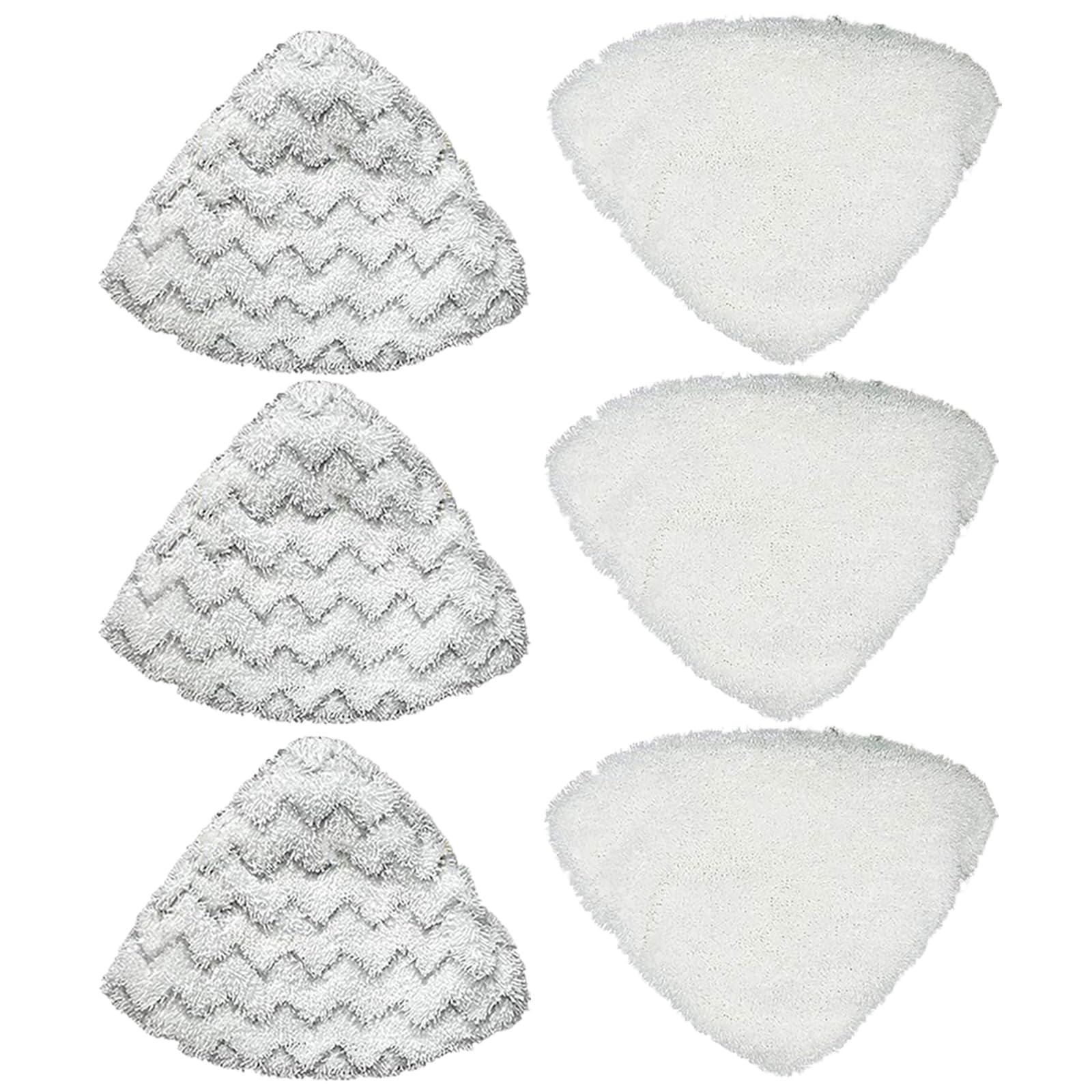 3 Set Steam Mop Pads Replacement for Bissell PowerEdge Lift Off 2-in-1 Series 2078 20781 2814C 2165 Steam Mop Cleaner Pad Compatible with Bissell Poweredge Steam Mop Pads 6-Pack (3 Soft + 3 Scrubby)