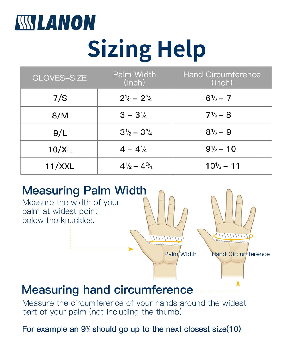 LANON 6-mil Black Nitrile Disposable Gloves, Food-Safe, Powder-Free, Heavy-Duty, Textured Fingertips, Latex-Free, Medium