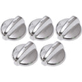 2024 Upgraded BlueStars Ultra Durable WB03T10284 Range Control Knob Stainless Steel Finish Replacement Part Exact Fit for GE Range/Stove/Oven - Replaces 1373043 AP4346312 PS2321076 - Pack of 5