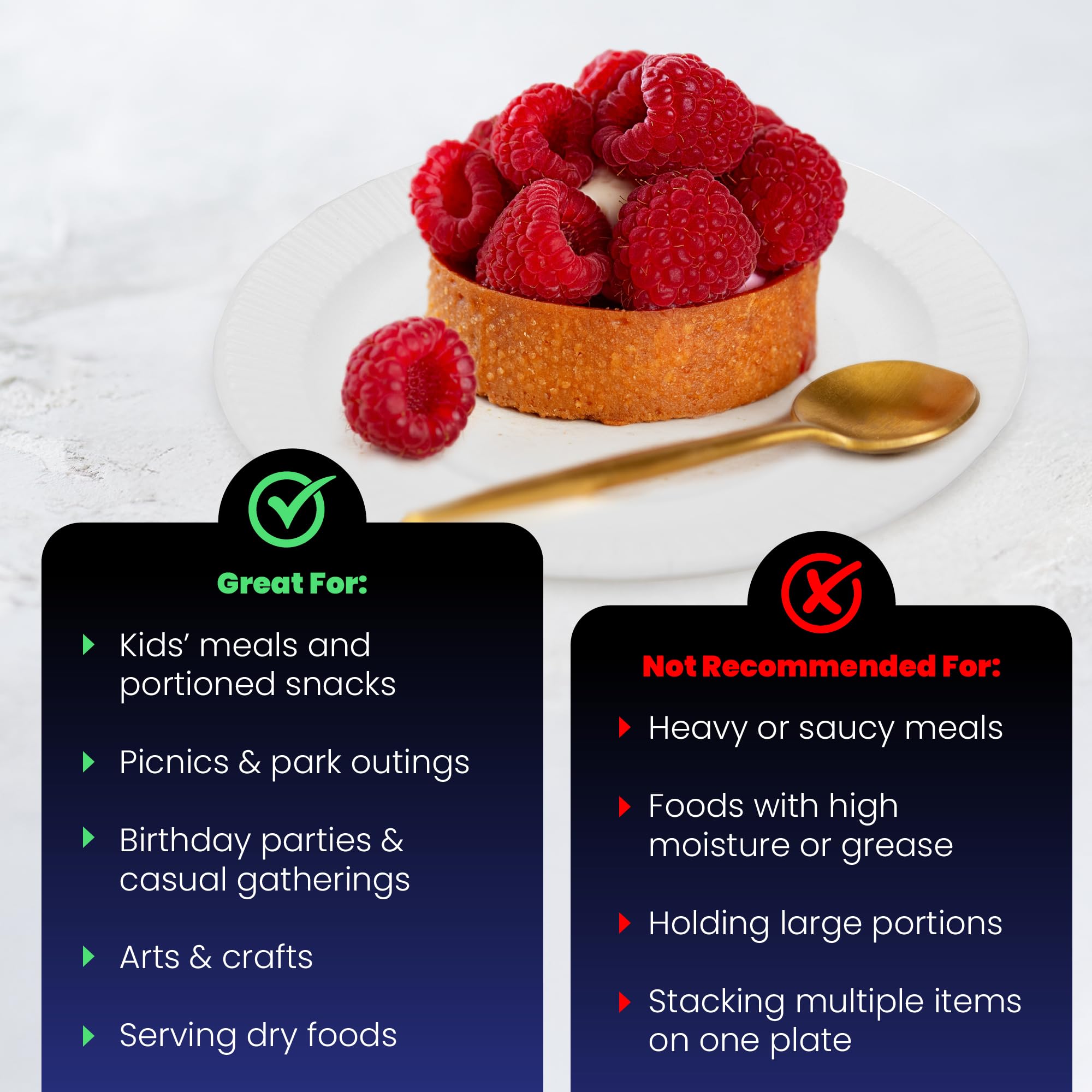 Hygloss Products Paper Plates - Uncoated White Plate - Use for Foodware, Events, Activities, Crafts Projects and More - Environmentally Friendly - Recyclable and Disposable - 6-Inches - 200 Pack