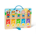 Melissa & Doug My Daily Day and Night Wooden Routines Chart Learning Toy for Boys and Girls 3+ - FSC Certified