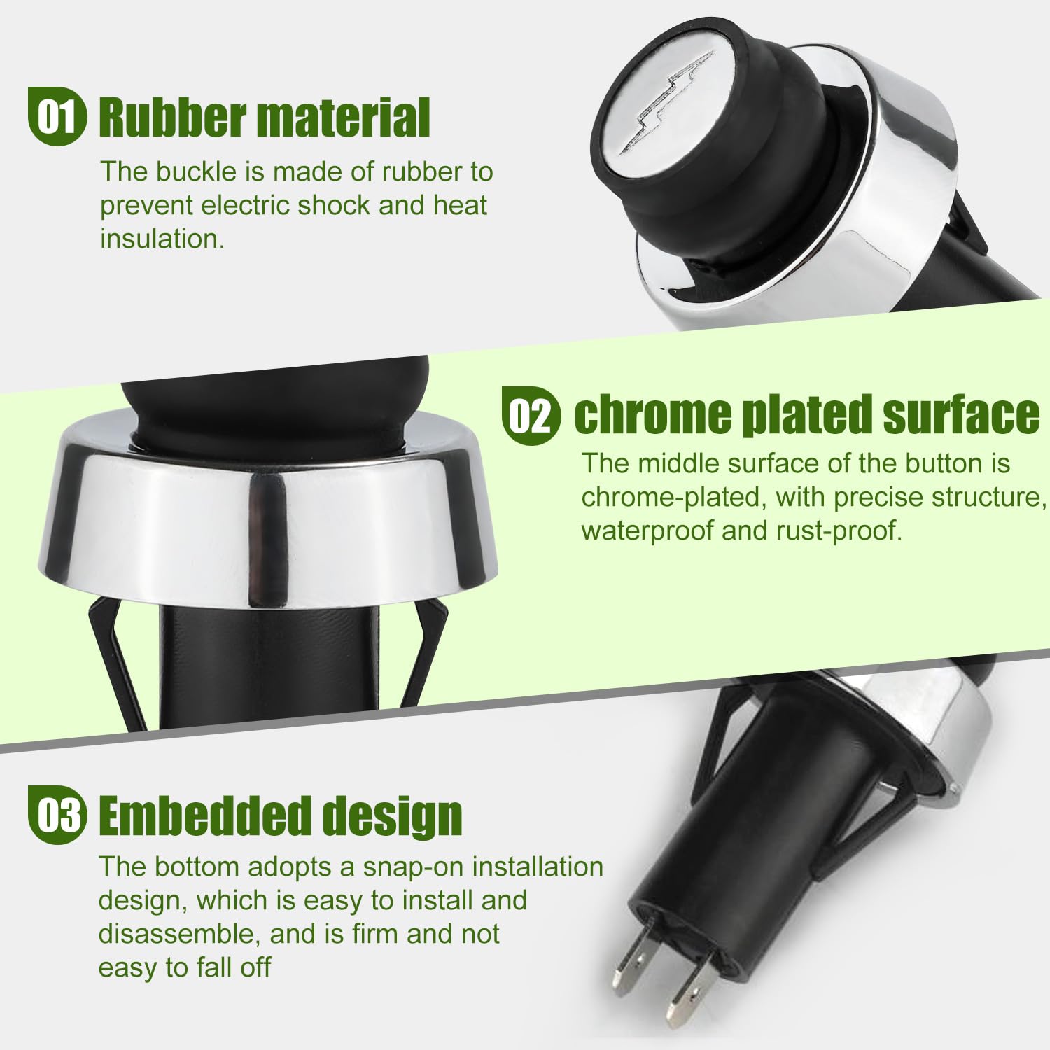 GS4 Igniter for Weber, GS4 Grill Igniter Switch/Button Practical Push Button Accessories/Parts Replacement for Weber #66220 Fit for Weber GS4 Genesis II & Spirit II Gas Grills S310 E310 S-210 E-210