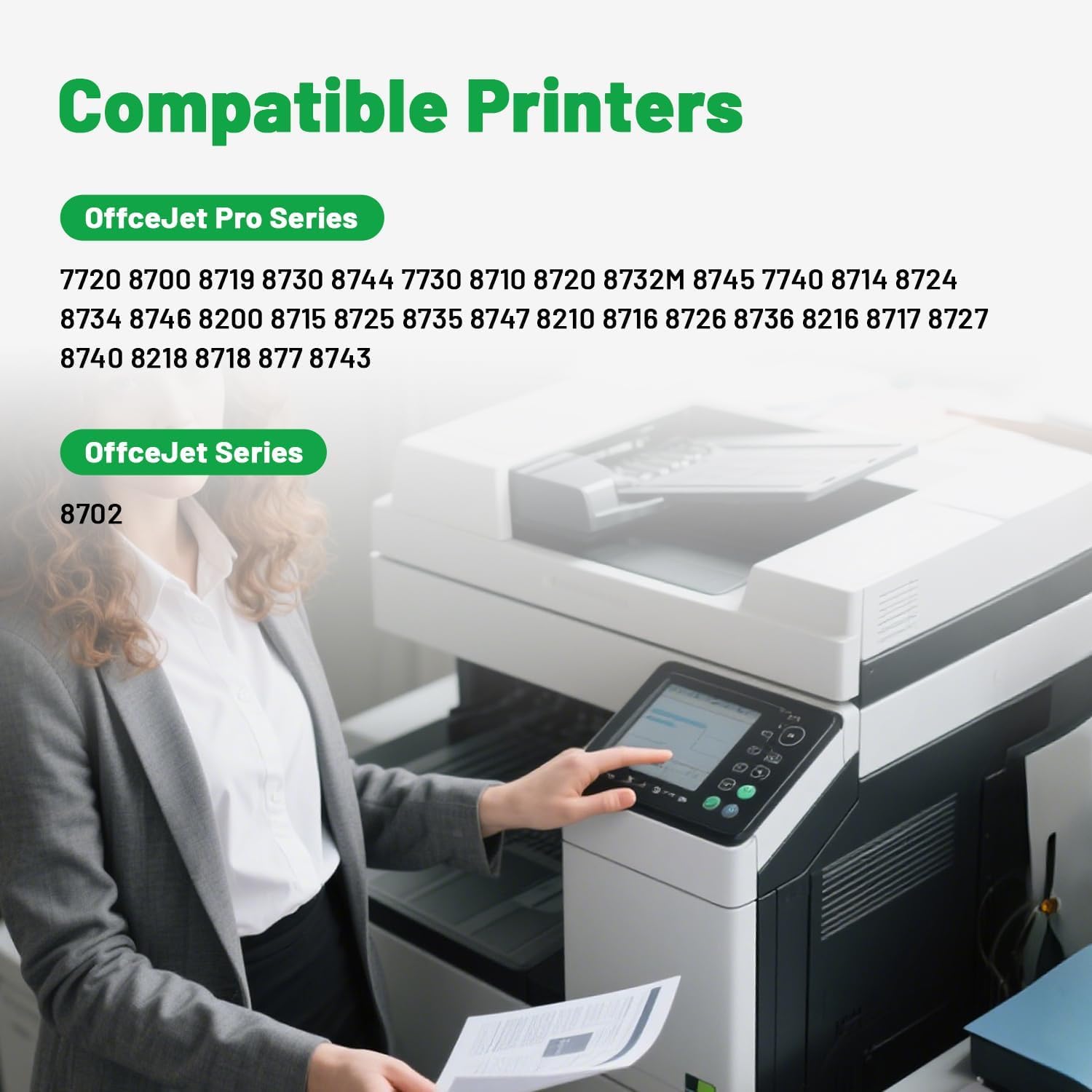 952XL Ink Cartridges (Latest Chip) Compatible Replacement for HP 952XL 952 XL Ink Cartridges for HP OfficeJet 8702 OfficeJet Pro 7720 7740 8210 8216 8710 8715 8720 8725 8728 8730 8745 Ink (4 Pack)