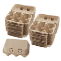SOUJAP 30 Pack Half Dozen Egg Cartons, 6 Count Paper Bulk for Storing up to 6 Small to Medium Chicken Eggs
