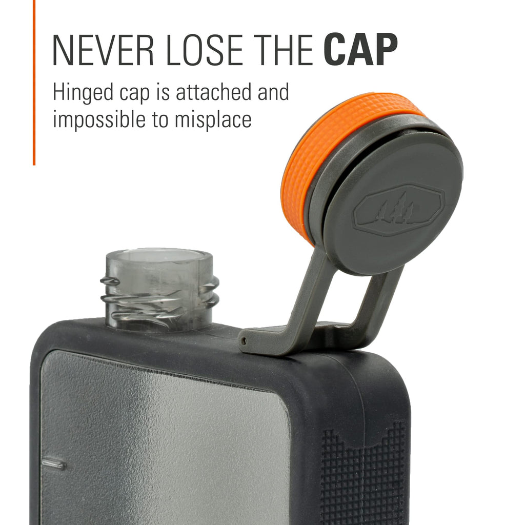 GSI Outdoors 79346 Boulder Flask 10 Oz Graphite