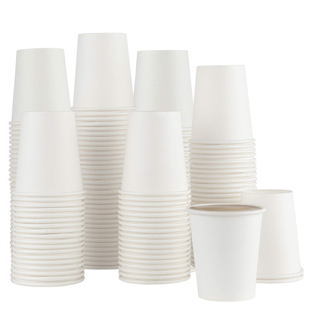 ELEGANT DISPOSABLES [200 PACK COFFEE CUPS] 5 ounce Disposable Paper Hot Cups - Coffee Cup, Bathroom, Espresso, Mouthwash Cups
