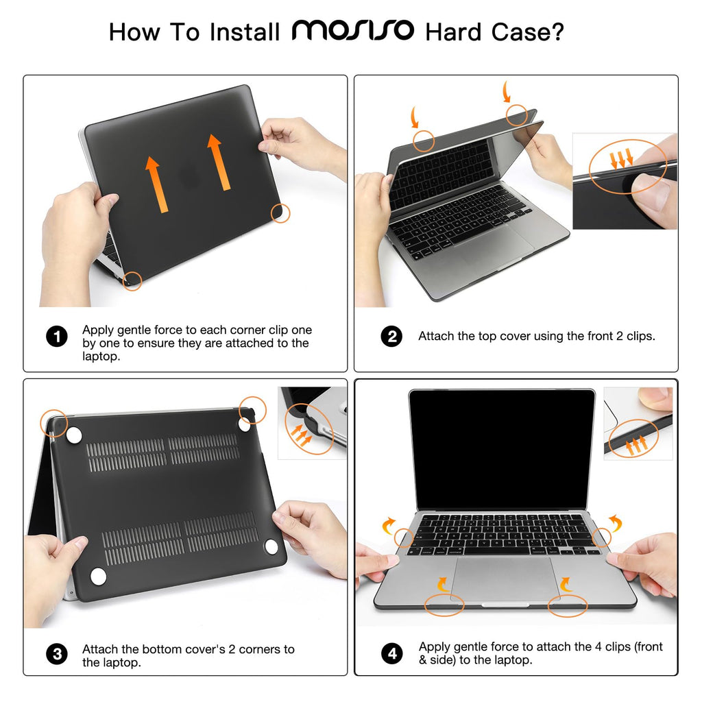 MOSISO Compatible with MacBook Air 13 inch Case M5 2026 M4 2025 M3 M2 2024-2022 A3449 A3240 A3113 A2681, Hard Shell&Keyboard Cover&Screen Film&Pouch for MacBook Air 13.6 inch Case, Emerald Green