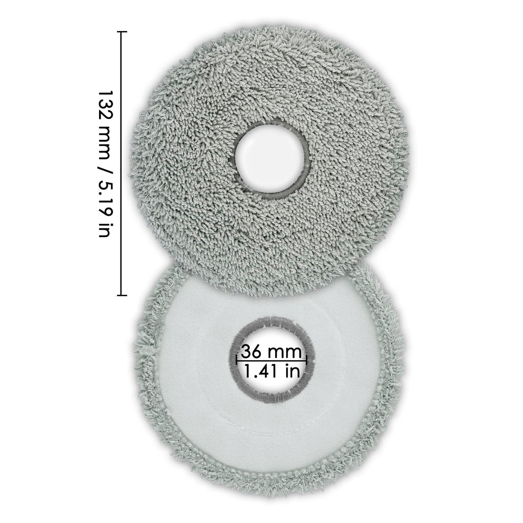 (10 Pack) X50 Ultra Replacement Mop Pads for Dreame X50 Ultra/Master, X30/ X40 Ultra, L10s Ultra, L10s Pro Gen 2/ Pro Ultra/Plus, L40s/ L50 Pro Ultra, L40 Ultra Robot Vacuum, Washable Mop Pad Cloths