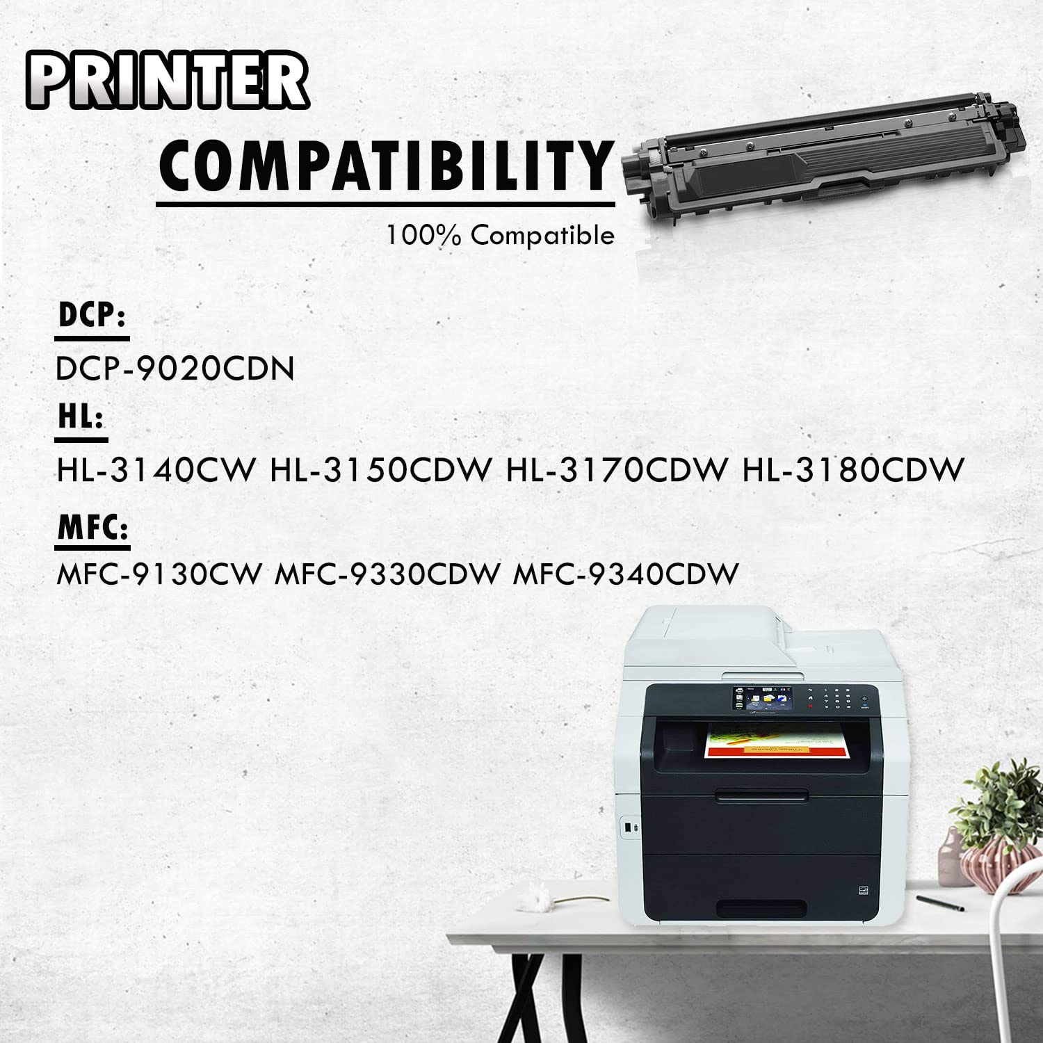 2 Inkfirst® Black Toner Cartridge TN221BK (TN-221 BK) Compatible Remanufactured for Brother TN221 Black HL-3170CDW HL-3170CW HL-3140CW MFC-9130CW MFC-9330CDW MFC-9340CDW