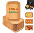 225PCS Air Fryer Liners for Ninja Foodi Dual Air Fryer DZ201/DZ401, Air Fryer Parchment Paper Liners, Rectangle Disposable Paper Liner,Airfryer Liners Baking Paper Air Fryer Accessories