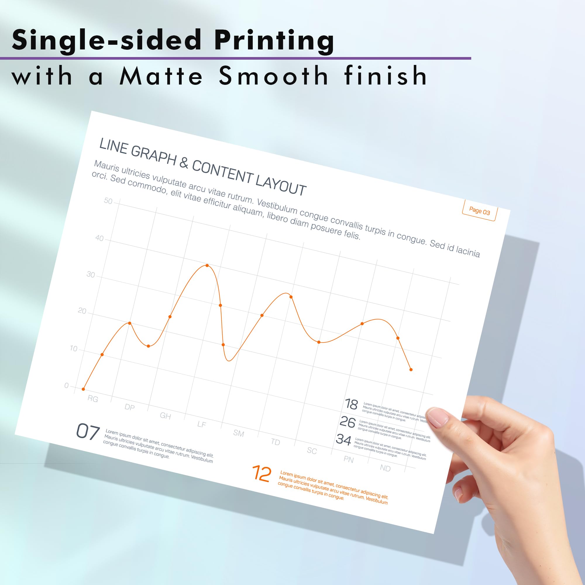 Koala Photo Paper Matte Coated 8.5X11 Inches Compatible with Inkjet Printer 48LB Presentation Paper 100 Sheets