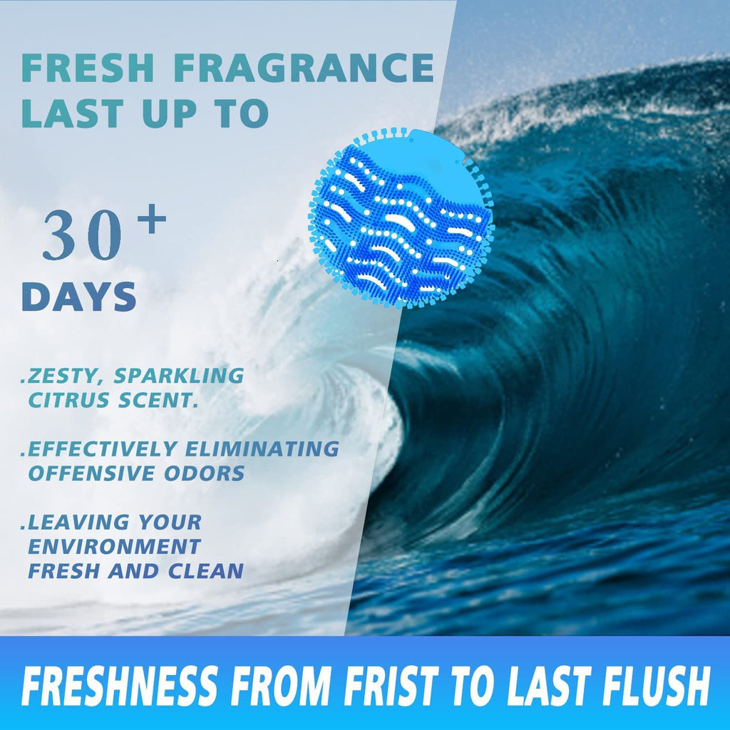 10 Packs Urinal Screens Deodorizer, Urinal Cake Anti-Splash&Odor Freshener – Ideal for Schools, Bathrooms, Restrooms, Office