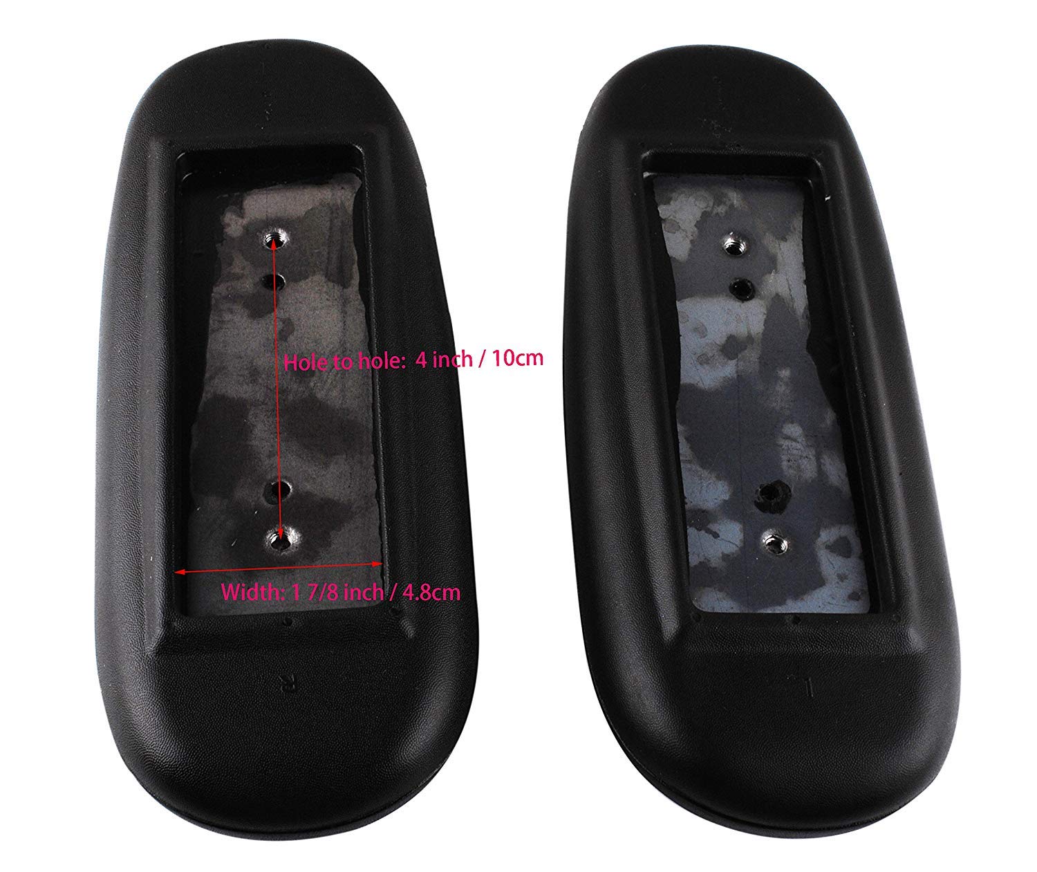 MEISO Chair Arm Pad Office Chair 10" 4" Replacement Part Armrest Cover #1043 for Office Desk (Pack of 2)