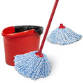 Vileda SuperMop and Bucket Set with 1 Extra Refill | Extendable Handle | Made of 100% Microfibre | Machine Washable Mop Head