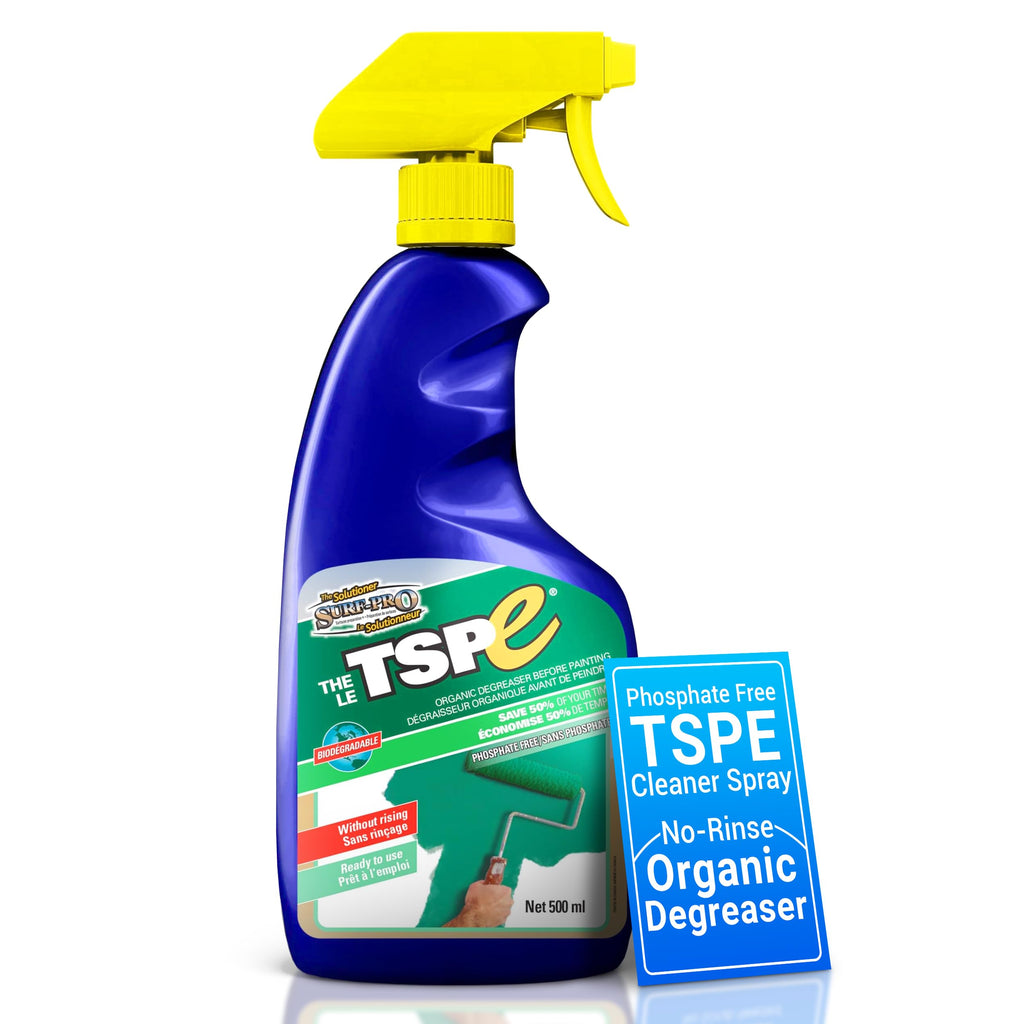 TSPE Cleaner Spray – 500ml / 16.9 oz No-Rinse Phosphate-Free Degreaser – Eco-Friendly TSP Substitute for Cabinets, Walls, Paint Prep, and Kitchen Cleaning – Biodegradable Formula