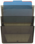 Officemate Wall File, Smoke, Set of 3 (21421)