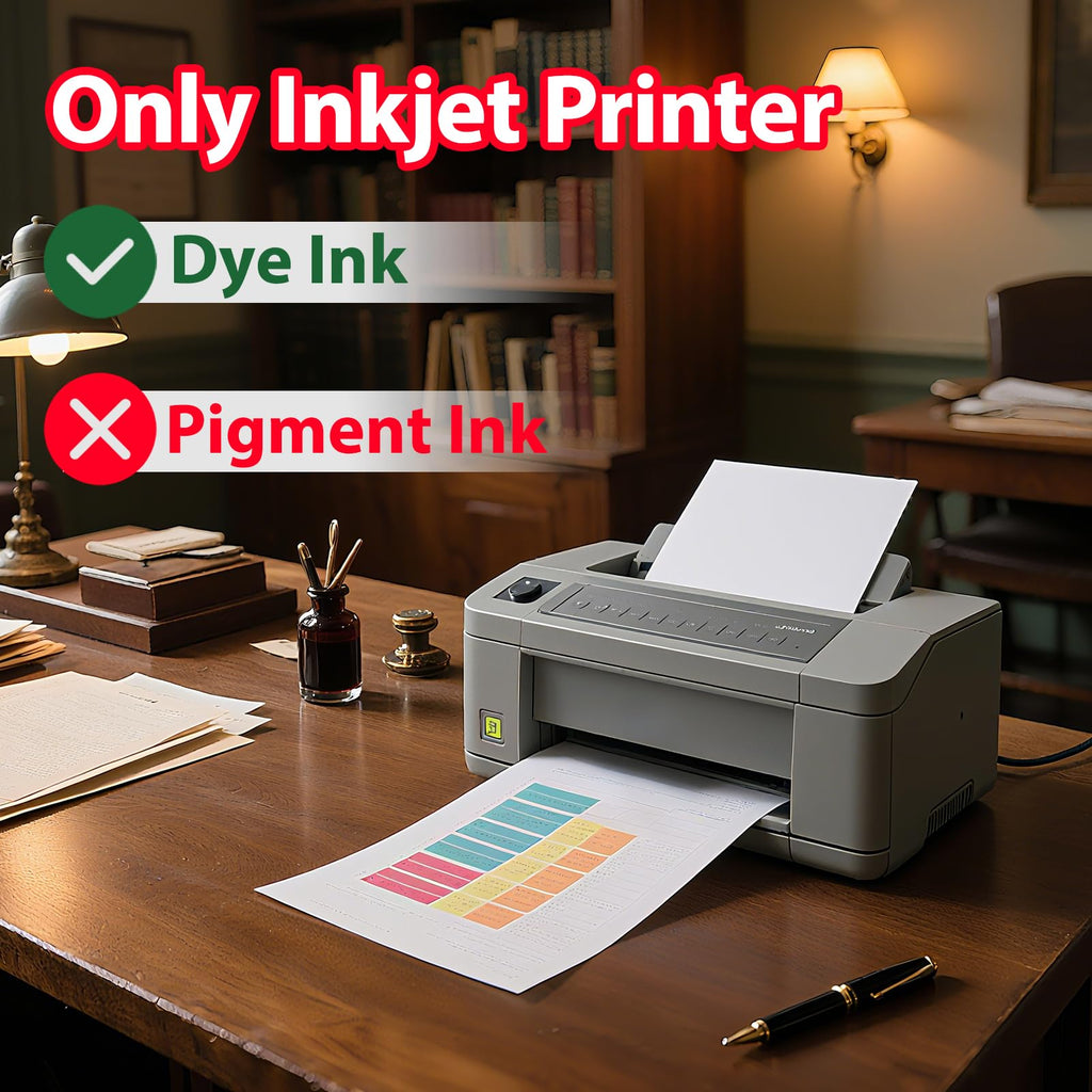Uinkit Glossy Inkjet Photo Paper 8x10 Inches 100 Sheets 48lb Dye Ink 180Gsm Professional Photographic Paper Letter Size 8.5mil Instant Dry Suitable for All Dye Ink Printers (8x10Inches)
