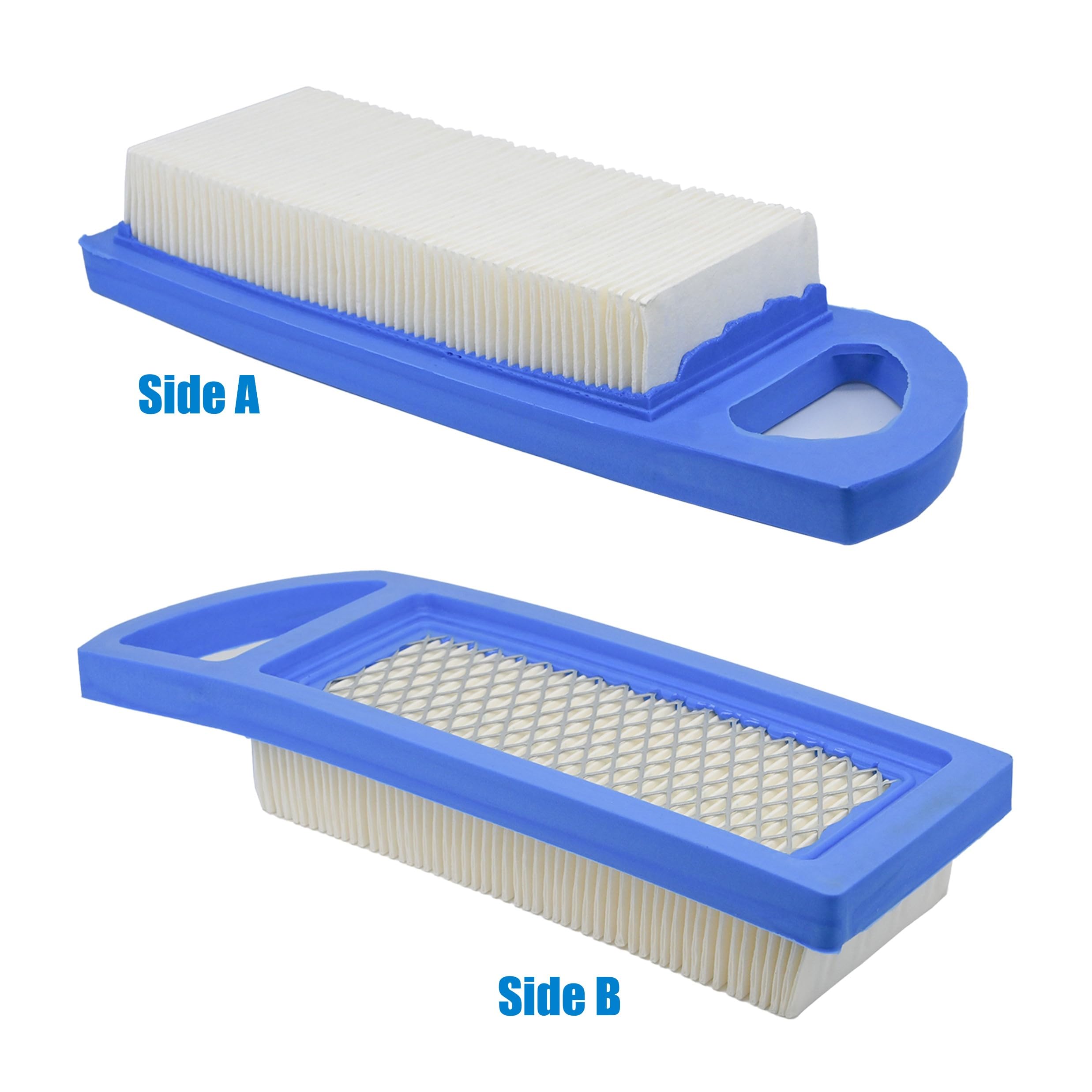 GY20573 697153 Air Filter Replacement for John Deere L100 LA105 LA110 LA100 LA115 L105 L107 Lawn Mower Engine, Replacement for BS 698083 795115 794422 697014 Air Cleaner Oil Filter Kit
