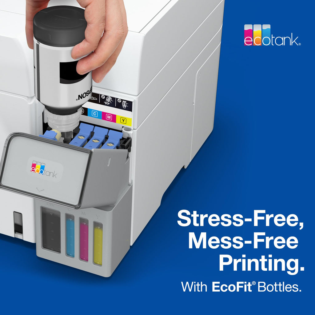 EPSON 522 EcoTank Ink Ultra-high Capacity Bottle Black (T522120-S)Works with ET-2720, 2800, 2803, 2840, 4700, 4800, 4810