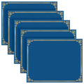 S&O Certificate Holders for Award Certificates. 25x Set Professional Certificate Sleeves for 8.5x11 Document. Citizenship and Marriage Recognition Folders, Gold Border Graduation Diploma Holder