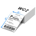 4x6 Thermal Shipping Labels for Thermal Printers - 500 Thermal Labels, Commercial Grade, Compatible with Multiple Shipping Label Printer, Ideal for E - Commerce & Logistics Business, White