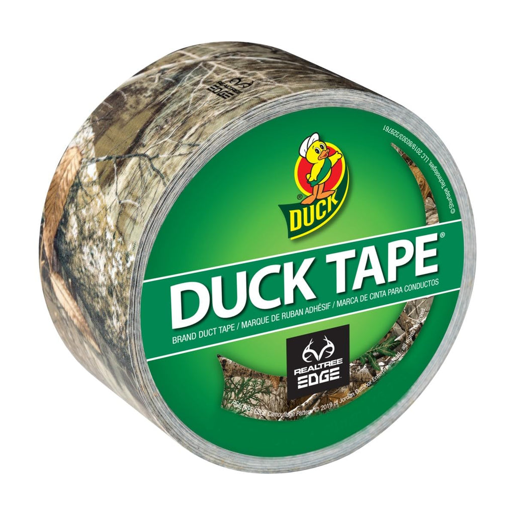Duck Brand 1409574 Printed Duct Tape, Realtree Camouflage, 1.88 Inches x 10 Yards, Single Roll
