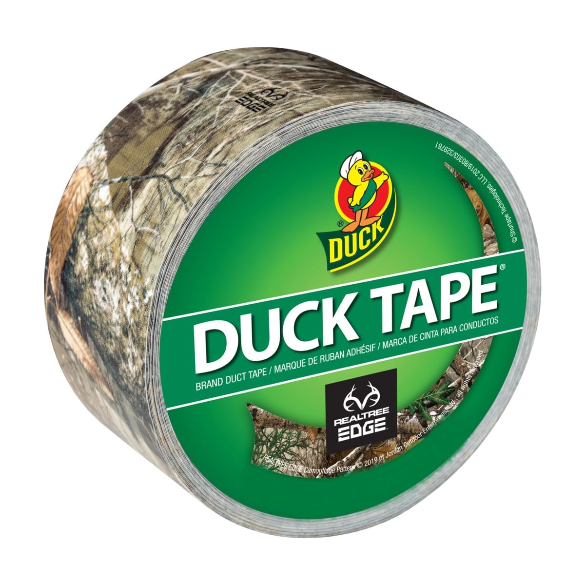Duck Brand 1409574 Printed Duct Tape, Realtree Camouflage, 1.88 Inches x 10 Yards, Single Roll