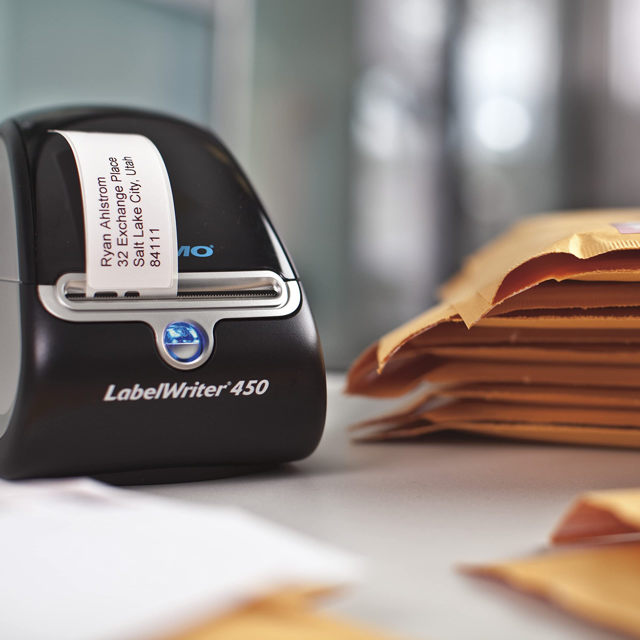 DYMO Authentic LW White Mailing Address Labels, DYMO Labels for LabelWriter Label Printers, 1-1/8" x 3-1/2", 2 Rolls of 260 (520 Total)