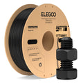 ELEGOO ABS 3D Printer Filament 1.75 mm Black, High Toughness & Impact Resistance, Heat & Water Resistant, 1 kg Spool Engineering Grade Filament for FDM Printers