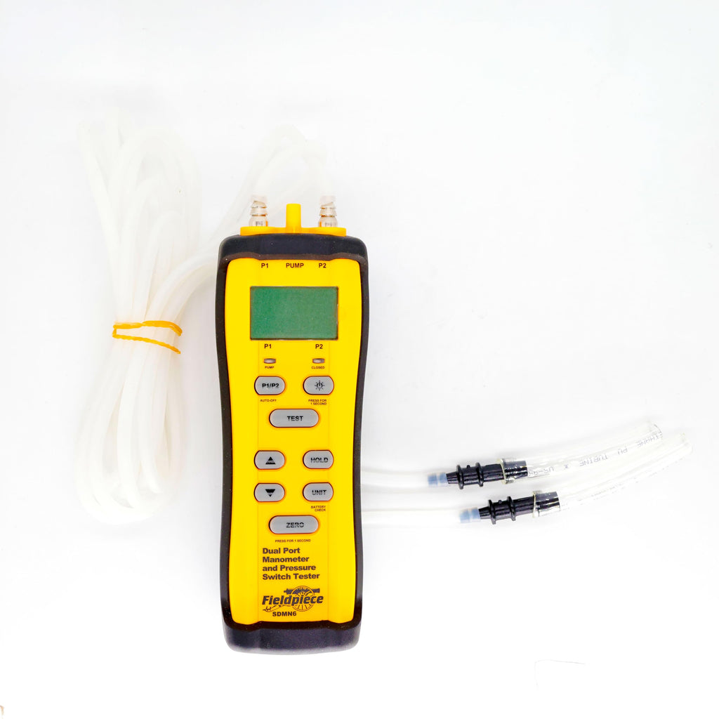 Dpttmlaci Static Pressure Probes Kit for HVAC, 2X Static Tubes with Magnet, 2X 1.8m Silicone Soft Tubes (3mm ID), 2X Manometer Tube Adapter/Fitting 3/16" to 5/16"