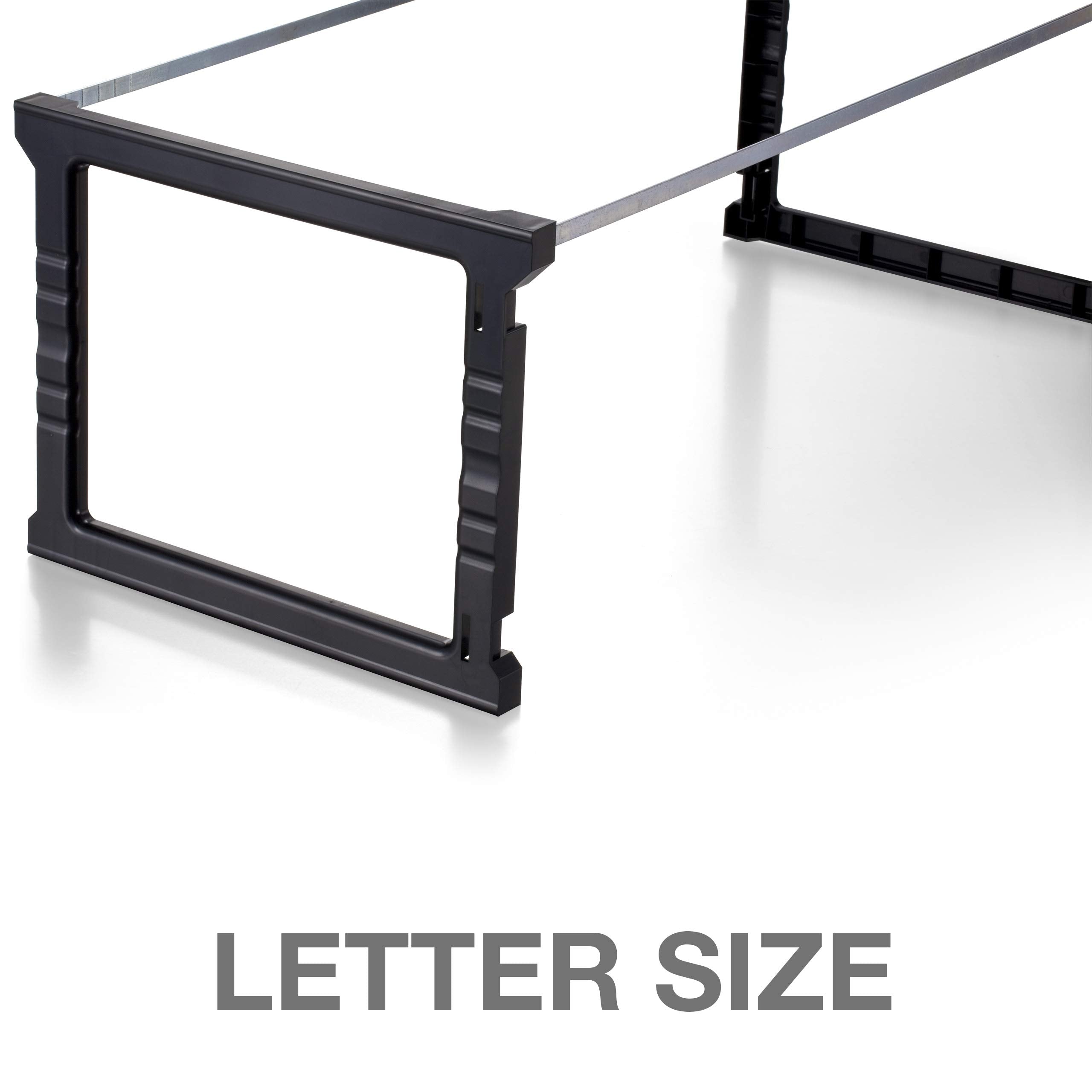 Officemate Plastic Hanging File Frame, 24" - 27", Letter and Legal Size, 1 Set (91970)