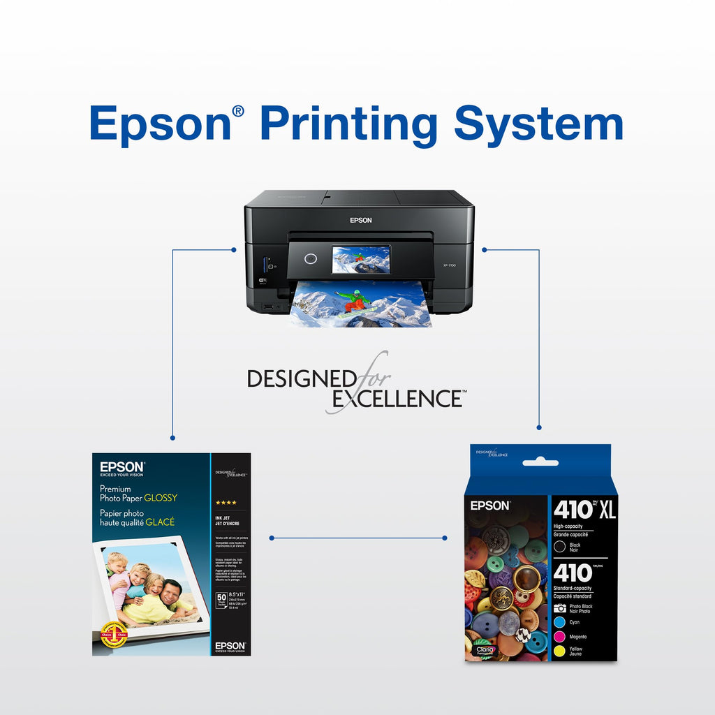 Epson 410XL Photo Black Ink Cartridge, High Capacity (T410XL120)